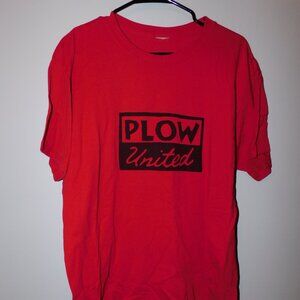 Plow United t shirt - pop punk rock band